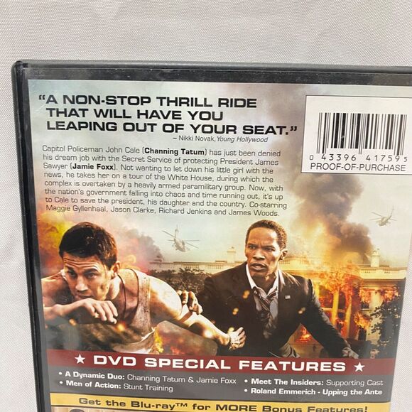 White House Down DVD Channing Tatum Jamie Foxx with Case 2013 Rated PG-13 - Picture 4 of 9